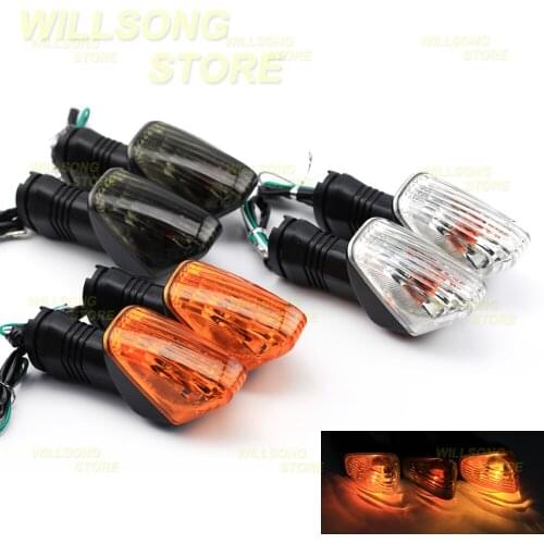 Front Rear Turn Signal Lights Blinker Lamp Indicator For KAWASAKI NINJA ZX6R/RR KLE 500/650 VERSYS KLR650 Z750S Motorcycle