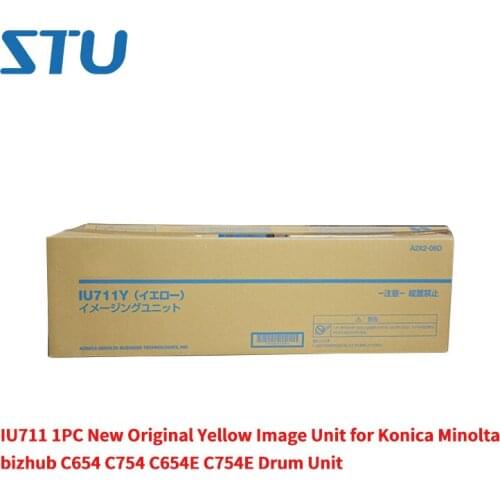 IU711 1PC New Original Full Yellow Image Unit for Konica Minolta bizhub C654 C754 C654E C754E Drum Unit