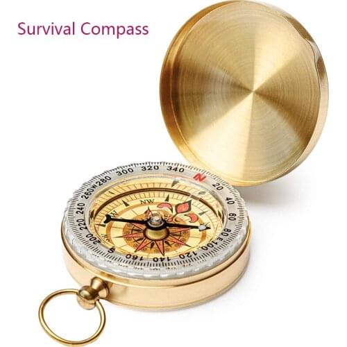 Camping Survival Compass Glow in The Dark Military Compass 360 Rotating Pocket Gear Compass Navigation for Outdoor Sports