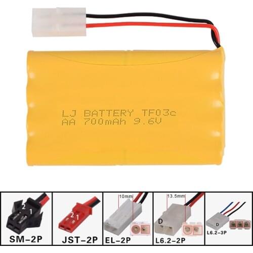 9.6V 700mAh Ni-CD battery AA rechargeable battery For RC electric toys tool cars boats Tank Toys Guns RC Cars battery
