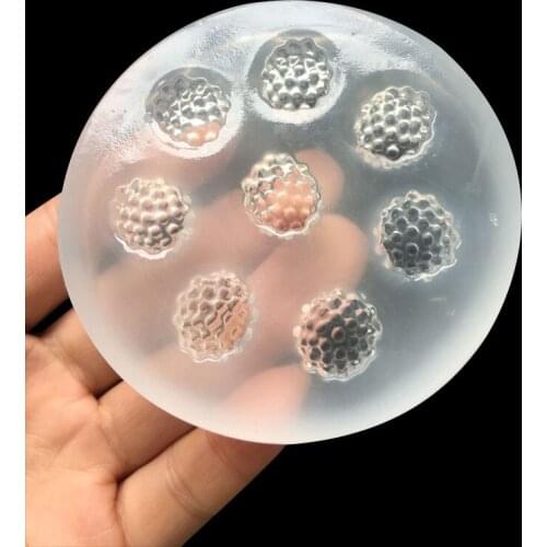 A New Mirror-faced Stereo Silica Gel Mould for Raspberry and Mulberry Chocolate Mould 16417