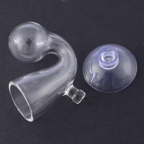 NEW Aquarium Fish Tank CO2 Monitor Grass Cylinder Detector Tester Glass Drop Checker with Suction Cup