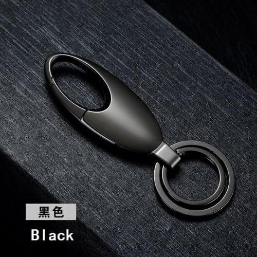 Wholesale Metallic Key Holders Mini Key Organizers Three Colours Luxury Double Ring Key Wallets Wearproof Key Chain Gifts