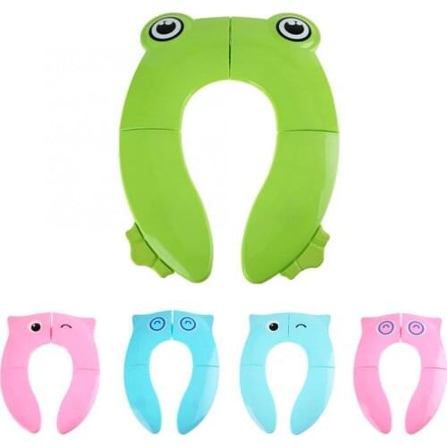 Kids Travel Folding Potty Seat Pad Portable Baby Toddler Toilet Training seat Cover Cushion Children Pot Chair Pad for baby care
