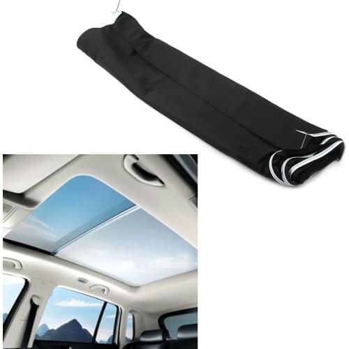 Car Sunroof Sunshade Sun Visor Curtain Cover Cloth only For Porsche Cayenne 2003 2004 2005 2006 2007 2008 2009 2010 Black