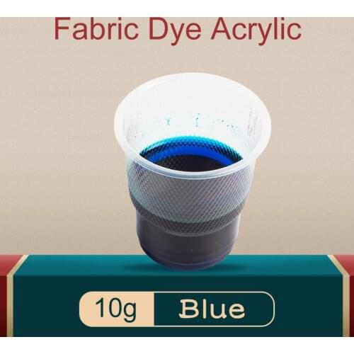 Fabric Dyeing Pigment Acrylic Paint Dye Dyestuff Blue Color for Cotton Nylon Silk Clothes Dye