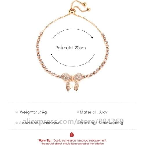 High Quality Sweet Lady Butterfly Bracelets Bangles New DesigN Fashion Women Crystal Bracelets Wholesale Factory Price