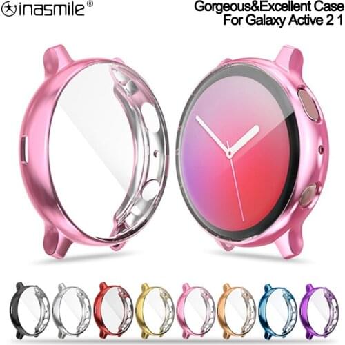 Pretty Ultra Thin Screen Protector cover for watch active 1 Full TPU Protective Case For Samsung Galaxy Watch Active 2 40 44mm