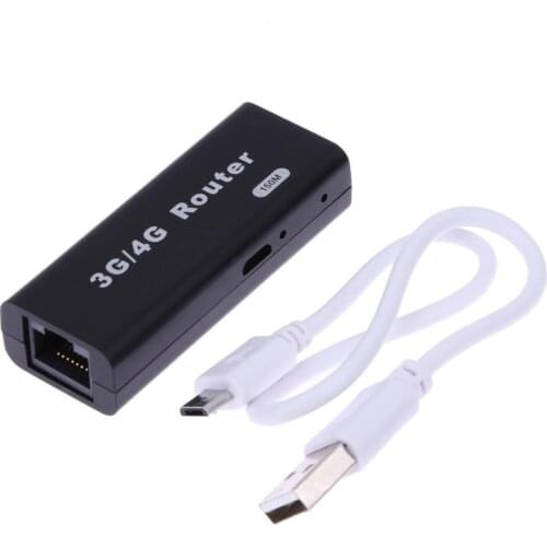 2020 New Mini Portable 3G/4G WiFi Wlan Hotspot AP Client 150Mbps RJ45 USB Wireless Router For Mac iOS Windows Linux Android