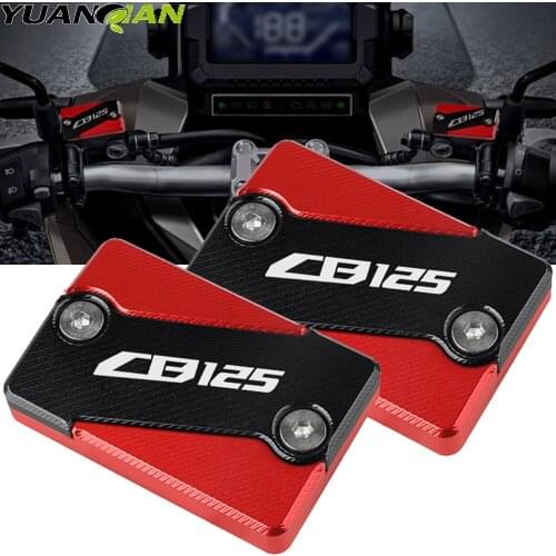 2021 New Aluminum Motorcycle Accessories Brake Fluid Fuel Reservoir Tank Cap Cover For HONDA CB125R CB 125R CB 125 R 2018-2019