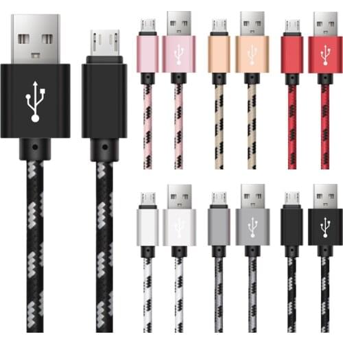10pcs 1m 2m 3m Braided 8pin USB Charger Cable Fabric Data Sync Phone Accessory Bundles Adapter for iPhone Latest IOS