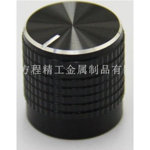 8pcs Aluminum plastic grid knob 17*17*6mm Speed control knob dimmer switch cap soya-bean milk machine knob