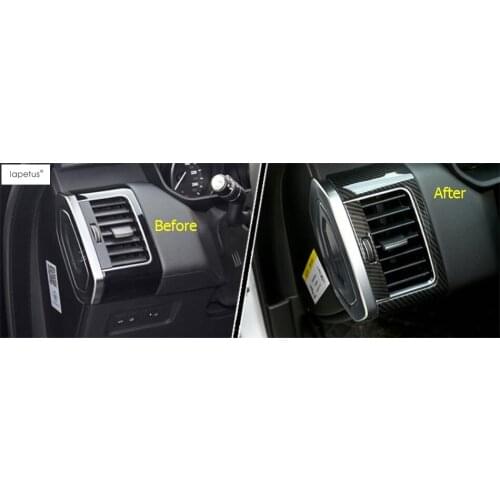 Accessories For RANGE ROVER Sport 2014 2015 2016 2017 Inside Air Conditioning AC Outlet Vent Molding Cover Kit Trim 4 Pcs / Set