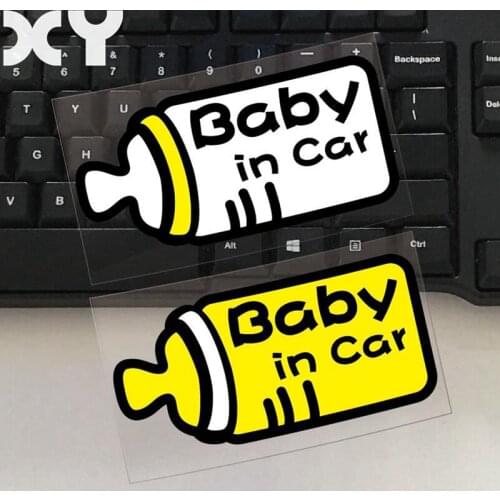 Baby in Car Stickers Decals Car Styling Waterproof Drop Shipping