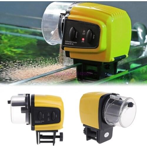 10PCS Electronic Automatic Fish Feeder Dispenser Timer Automatic Tank Food Feeding Machine Aquarium Automatic Fish Feeder