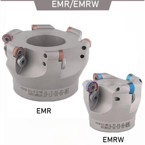 EMR EMRW Round Nose Milling Cutter Plate 5R40-16-4T EMRW6R 50-22-4T Face Milling Cutter CNC High Strength And Hardness Machine