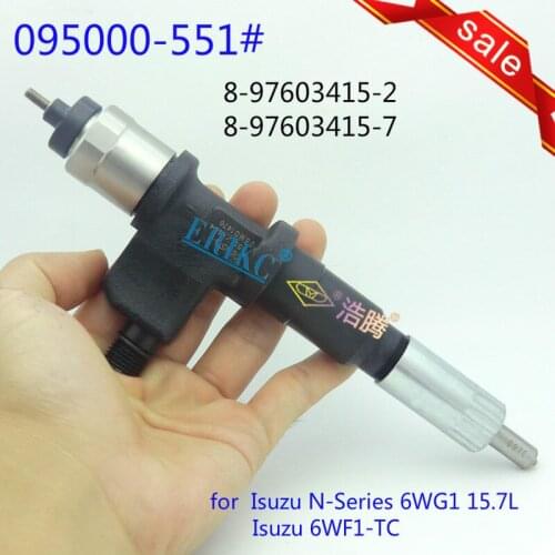 ERIKC 5513 Common Rail Fuel Injector Assy 095000-5513 (8976034157) Auto Engine Parts Diesel Injection 0950005513 for Denso