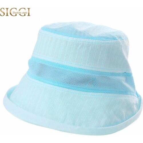 FANCET Beach Women Sun Hats Cotton Soft Fashion Outdoors Wired Brim Soft Mesh Lining Embroidery Elastic Caps Climbing Hats 99749