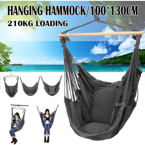 Nordic Style Hammock Outdoor Indoor Garden Dormitory Bedroom Hanging Chair For Child Adult Swinging Single Safety Chair