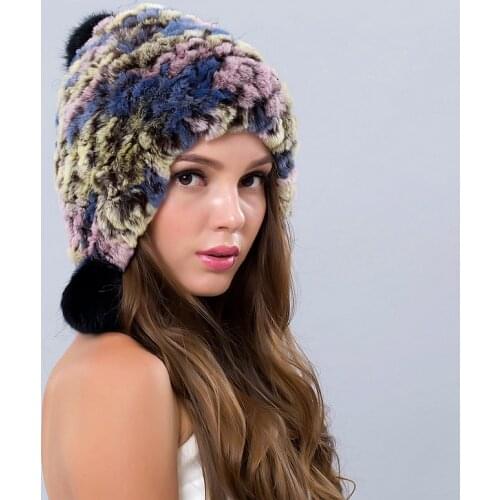 Женские шапки с помпонами HNRUQU China At AliExpress