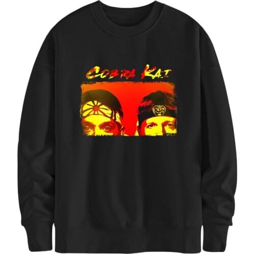 Cobra kai Long Sleeve Hoodies Sweatshirts Men Brand Casual Clothing Streetwear Harajuku Tracksuits White Supoleron Hombre 2020