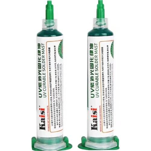 10CC UV Curing Solder Mask Ink Resistance Paste Green Oil For PCB BGA Circuit Board Protect Paint Electronic Repair Tools