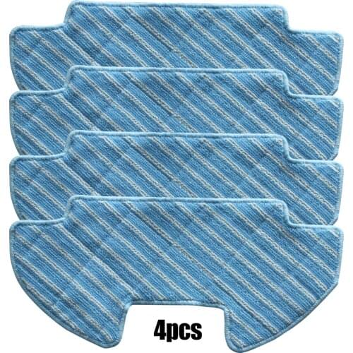 4 Pad Reusable Washable Mopping Pad For Samsung Powerbot-E VR05R5050WK Home Sweeper Replacement Parts