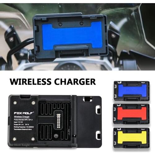 Mobile Phone Navigation Bracket Motorcycle Wireless Charging Charger For BMW R1200GS R1250GS ADV LC F750GS F850GS S1000XR