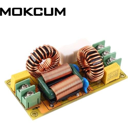 EMI Electromagnetic Interference Filter Module AC 25A/18A/8A Power Filter Anti-Interference for Amplifier Module