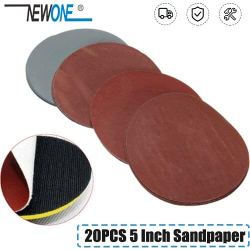 20pcs 125mm 5 Inch Sanding Discs 1000 1500 2000 3000 Grit Polishing Sand Paper For Power Tools