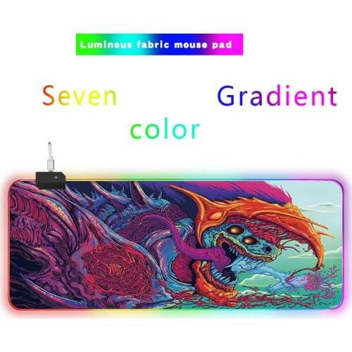 RGB LED Light Gaming Mouse Pad XXL Computer Mouse Carpet Large Size Mousepad Desk Keyboard Mat For Gamer Xiaomi Mouse