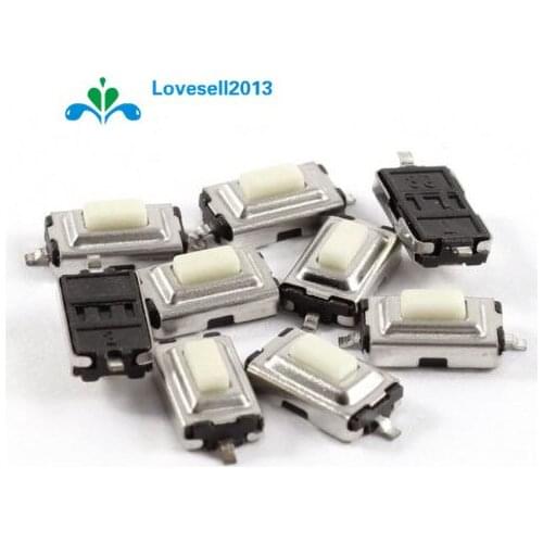 20pcs 3X6X2.5mm Tactile Push Button Switch Tact Switch Micro Switch 2-Pin SMD
