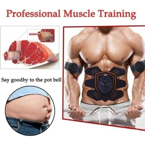 Smart Fitness Abdominal Training Body Slimming Belt Unisex EMS Electric Weight Loss Stickers Wireless Muscle Stimulator Trainer