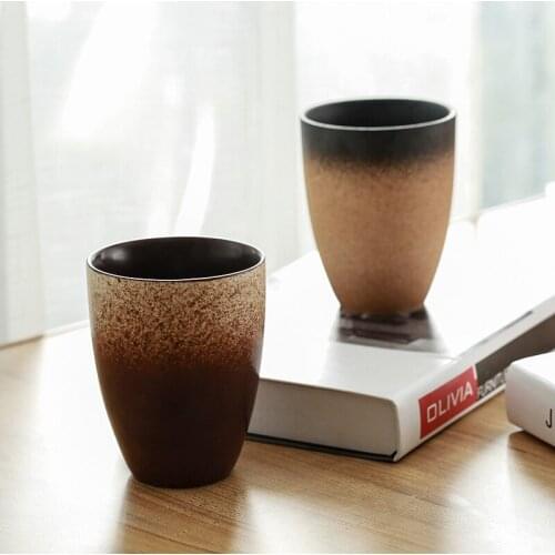 Japanese Style Vintage Ceramic Teacup,Travel Tea Cup for Tea,Chinese Kung Fu Cup