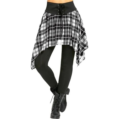 Женские брюки в клетку WHooHoo China At AliExpress