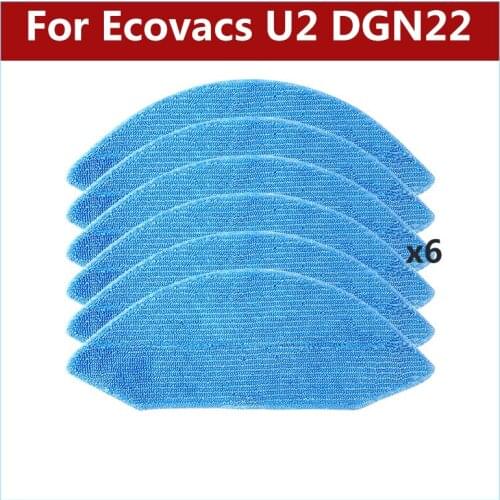 For Ecovacs U2 DGN22 Spare Parts Sweeping Robot Vacuum Cleaner Replaceable Mop Rag Kit Home Accessories