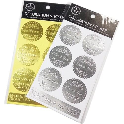 1 Sheet/pack 'For You' 'Thank You' Scrapbooking For Gift Notebook Albums Seal Label Stickers