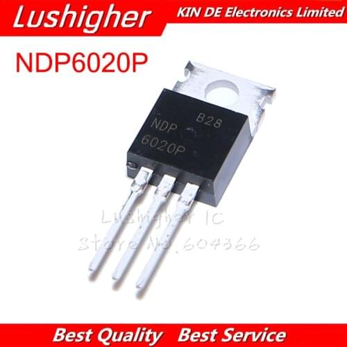 10pcs NDP6020P TO-220 NDP6020 TO220 6020P P-channel Original
