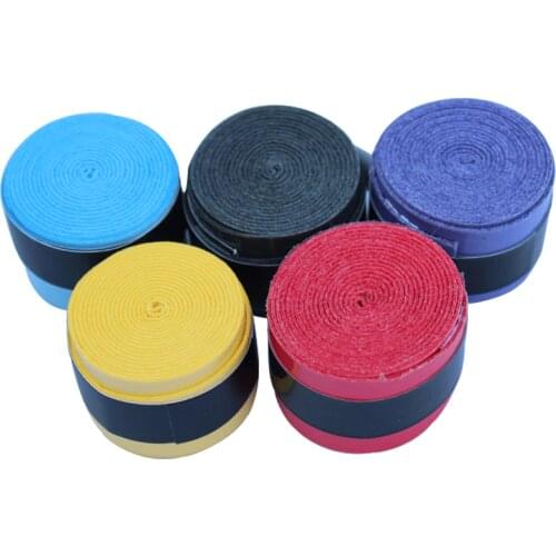 10Pcs Anti-Slip Sport Fishing Rods Over Grip Sweat Band Tennis Overgrips Tape Badminton Racket Grips Sweatband Grip