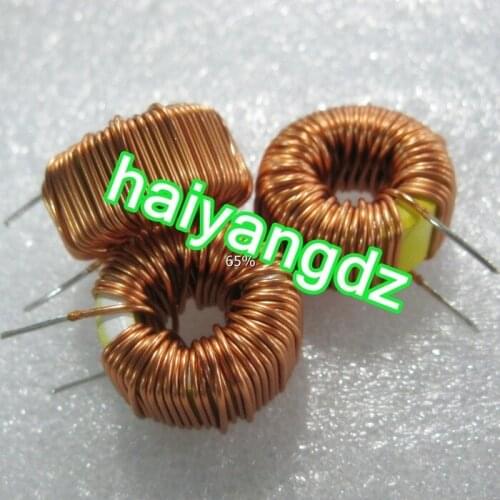 3pcs/20mm 370UH 5A 0.8 Line 8026B Yellow white ring inductors Annular inductance