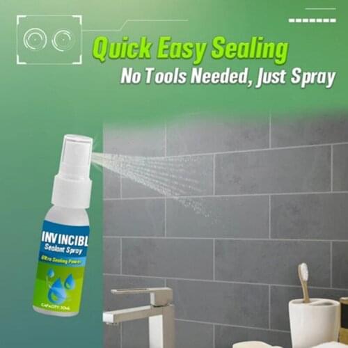 30ml Invincible Sealant Spray For Wall/sink/pips/roof Quick Sealant Fix Home Walls Leaking Repair Glue Spray