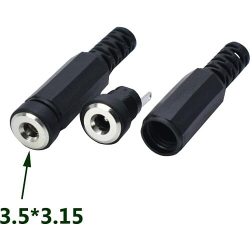 5pcs Female DC Power Jack Plugs Socket Adapter Connector 3.5*1.35mm For Socket Repairs Tool 3.5x1.35mm