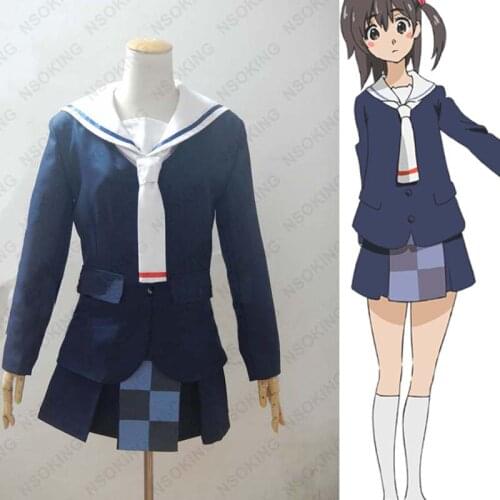 Anime Selector infected WIXOSS Ruuko Kominato Cosplay Costume Custom-made