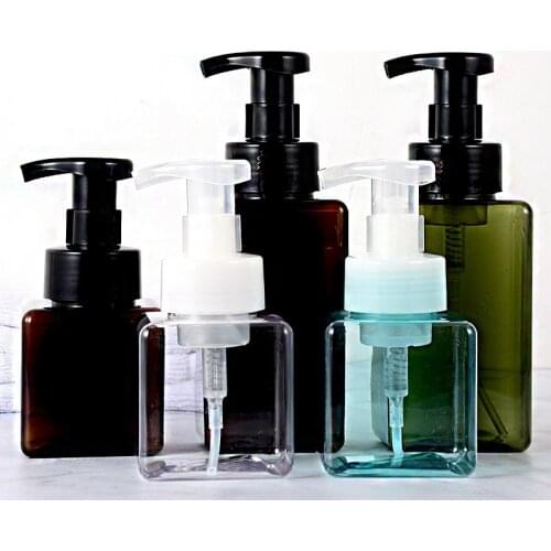 New Design Soap Dispenser Bottles Bathroom Shampoo Cosmetic Cream Lotion Containers Press Empty Bottles Bathroom Accessories