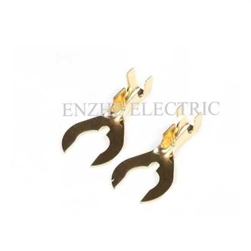 DJ441-6B Material thickn 0.5 auto terminal brass Plug-in terminal spring wire connector cable automotive wiring harness plug