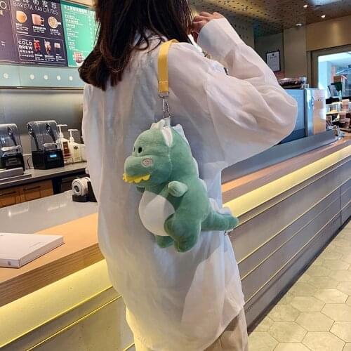 Lovely Dinosaur Plush Backpack for Children Backpacks Kids Small Bag Girl Cute Animal Prints Travel Bags Toys Gifts