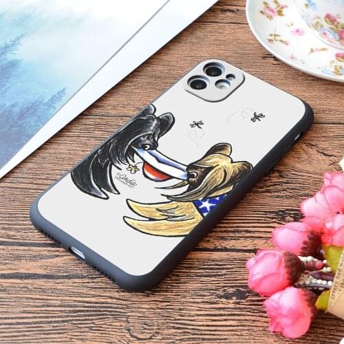 For iPhone Briard Mad Hatters Print Soft Matt Apple iPhone Case