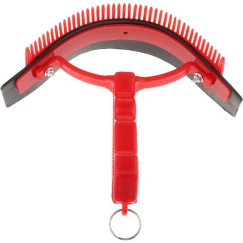 2-in-1 Portable Sweat Scraper Combo Kit with Anti-slip Handle Random Colors