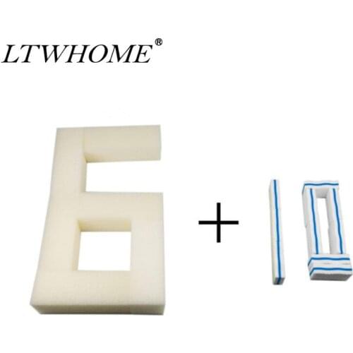 LTWHOME Value Pack of Foam Filter Pads Fit for Aqua Clear 110 / 500 AquaClear with Dual Sided Cleaning Melamine Sponge
