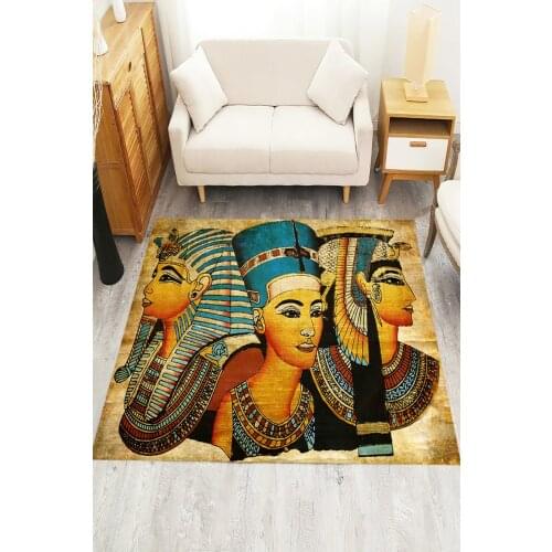 2021 New High Quality Living Room Kids Kitchen Antique Designed And Mosaic Pattern Digital Soft Printed Carpets Soft Non-Slip